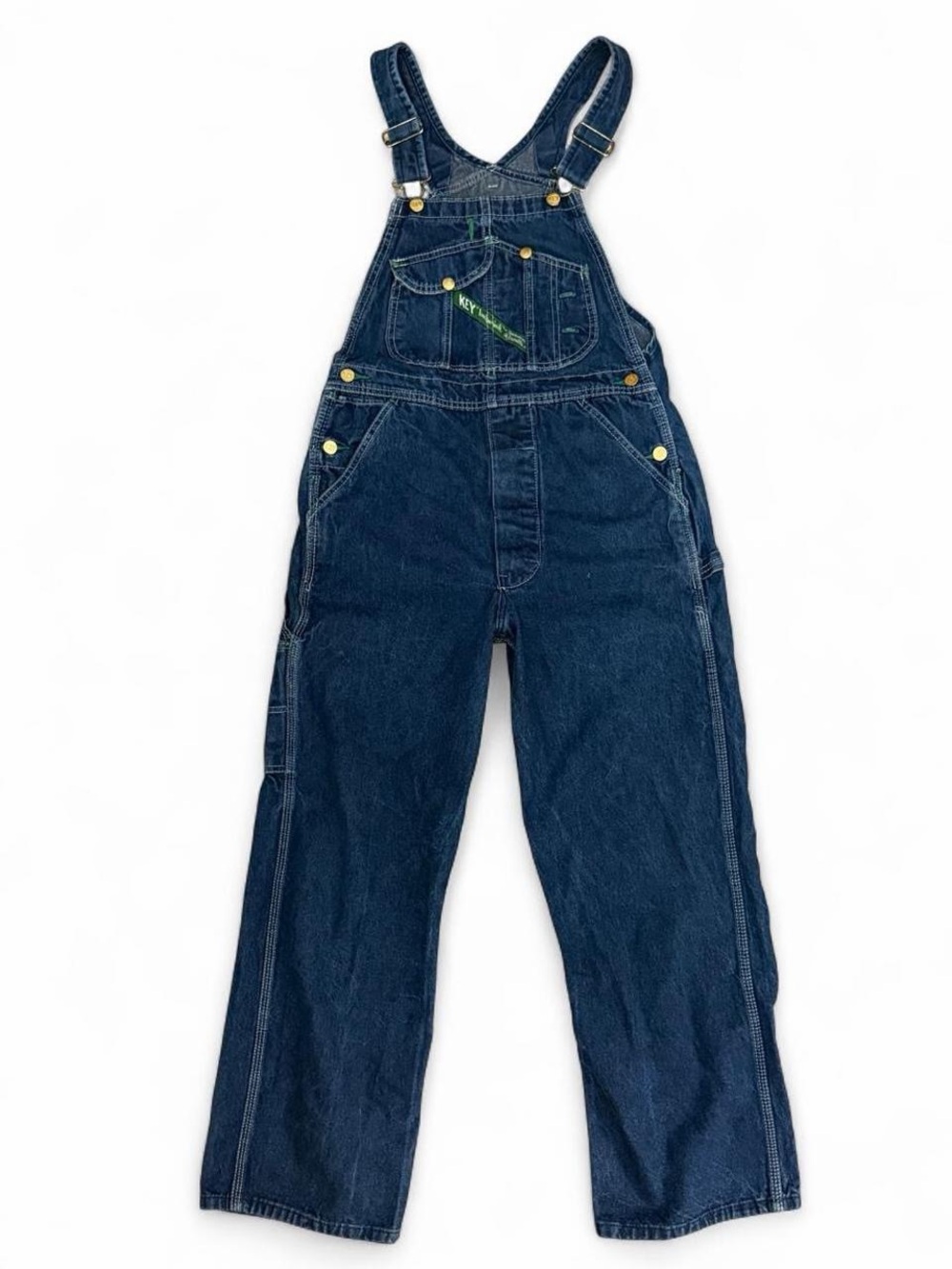 Dark Blue Denim Overalls - Classic Men's Jeans Overalls